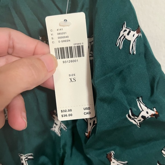 NWT Anthropologie Silky Pajama Top and Shorts - Picture 9 of 12